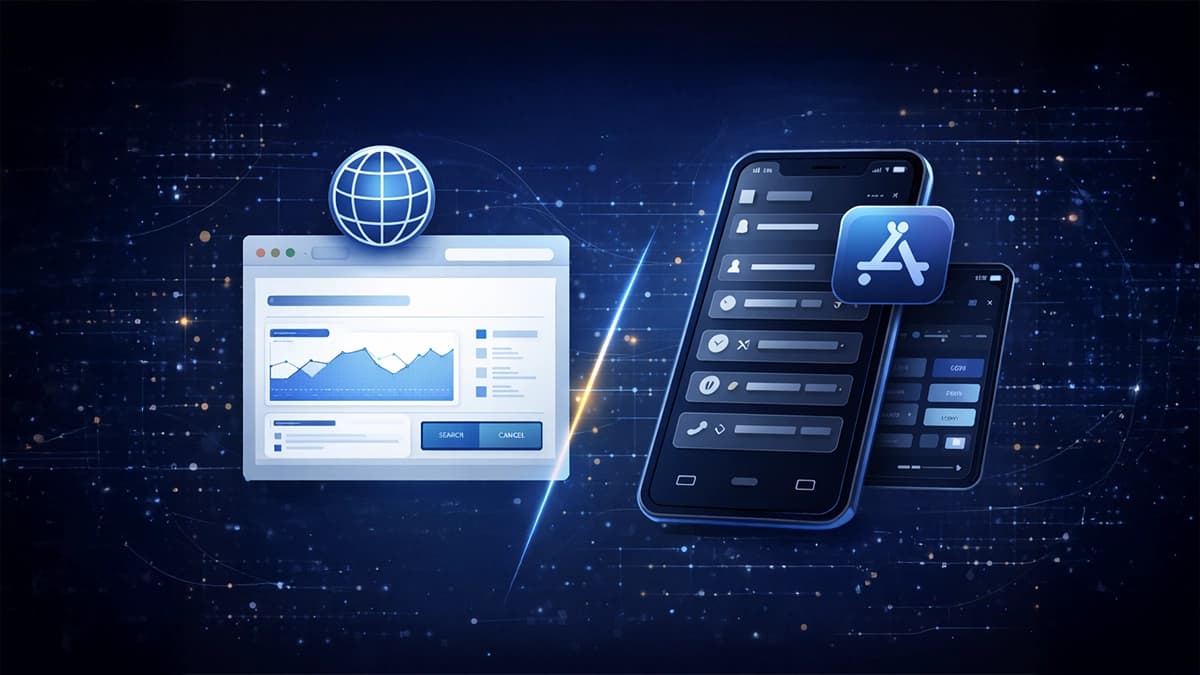 Web-App vs. Native App: Was ist die richtige Lösung für dein Unternehmen?