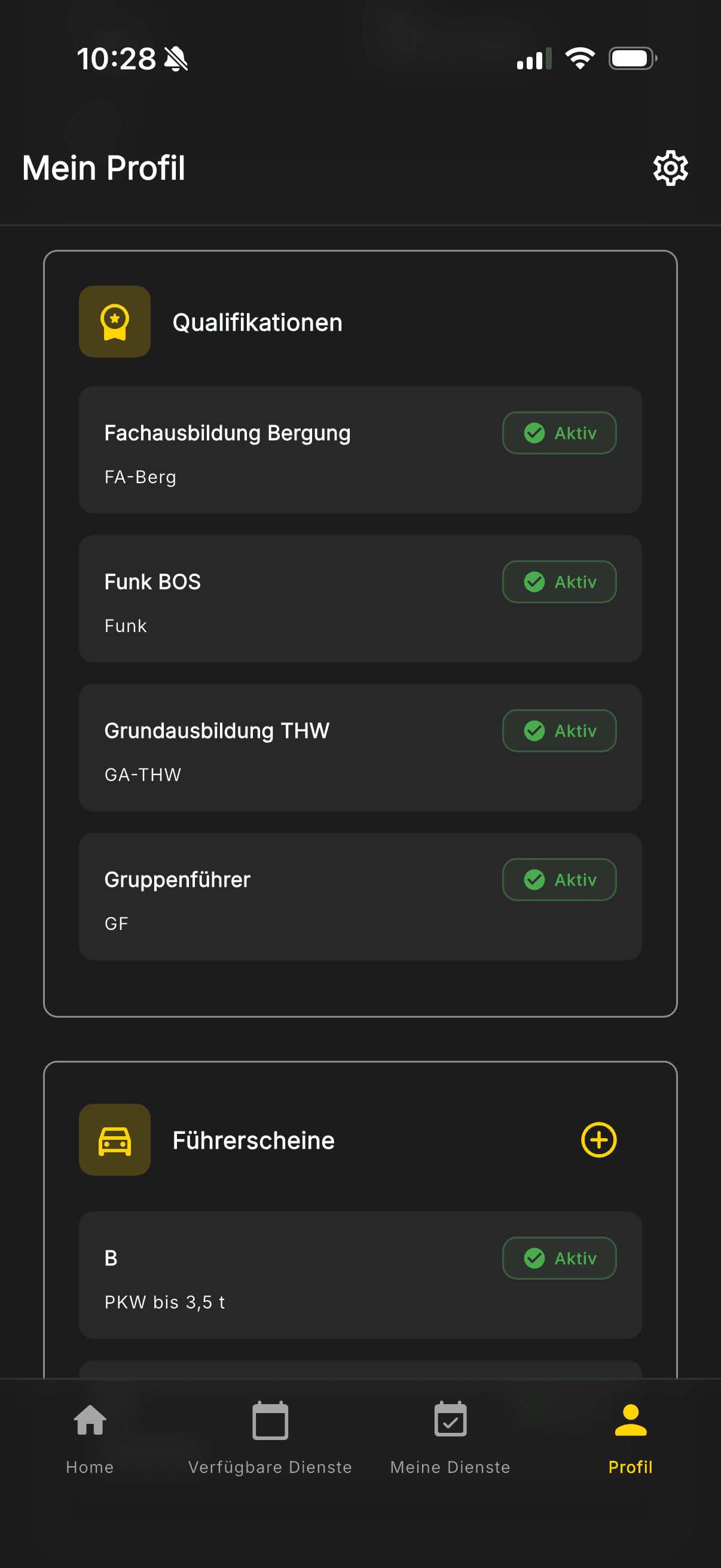 RESCURA App Screenshot 2