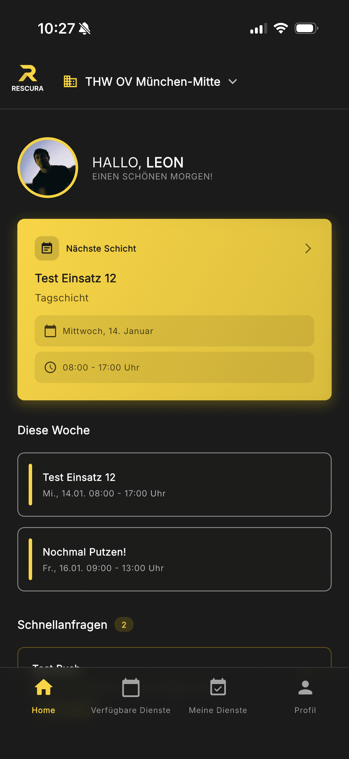 RESCURA App Screenshot 3