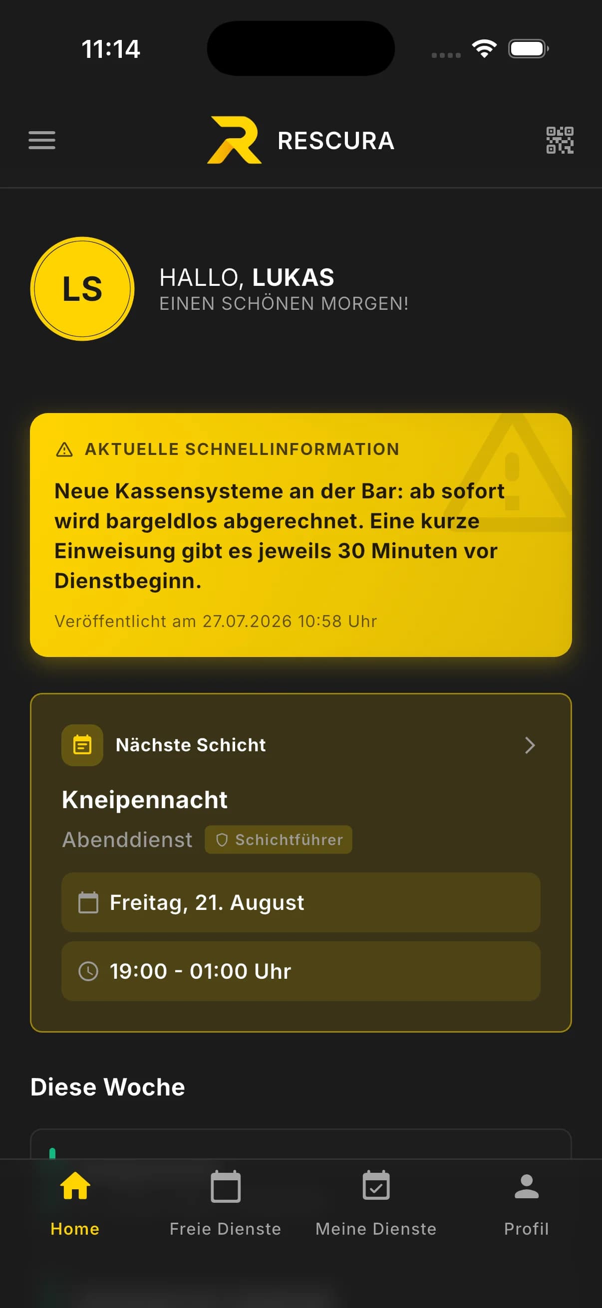 RESCURA - Einsatzplaner – App